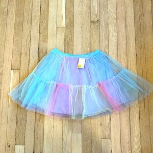 NWT Mini Boden Size 11-12 Girls Tulle Pastel Skirt. Elastic waist